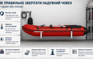 ❄️ Как правильно подготовить и хранить надувную лодку ПВХ зимой
