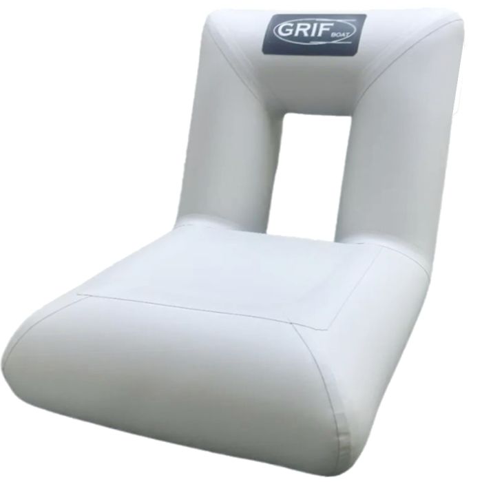 Надувне крісло для човна ПВХ Grif boat сіре купити в Україні